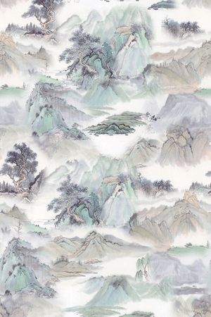 中国风印花花型图片