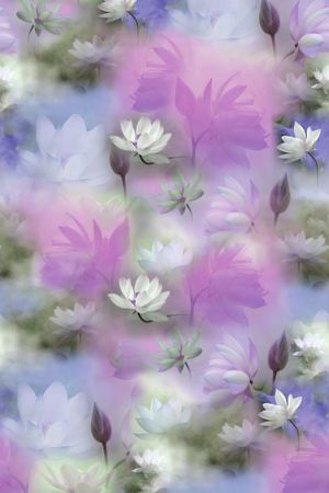 手绘印花花型图片
