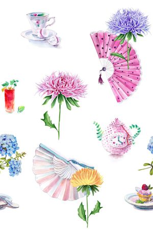 花卉印花花型图片