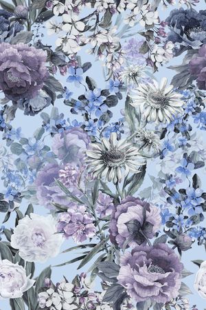 花卉印花花型图片