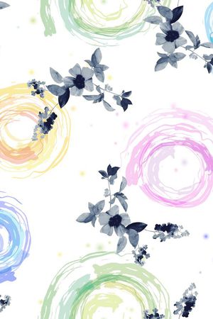 花卉印花花型图片