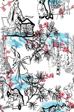 女装印花花型图片
