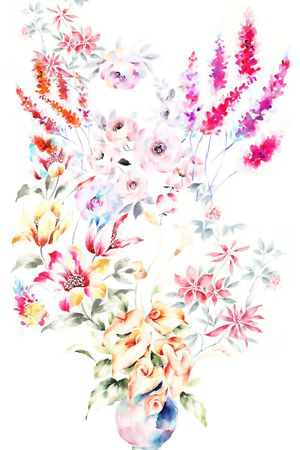 多彩印花花型图片