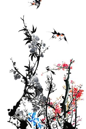 定位花印花花型图片