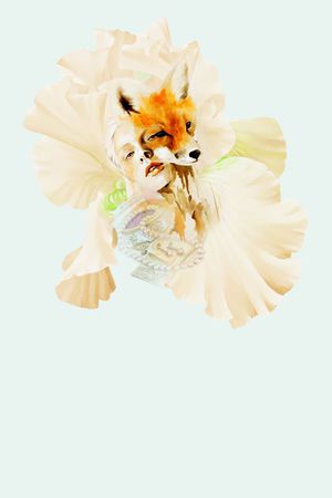 手绘印花花型图片