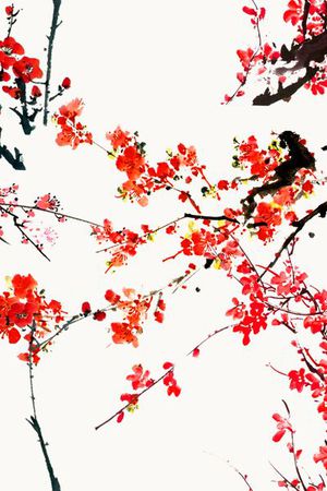 花卉印花花型图片