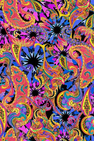 佩斯利印花花型图片