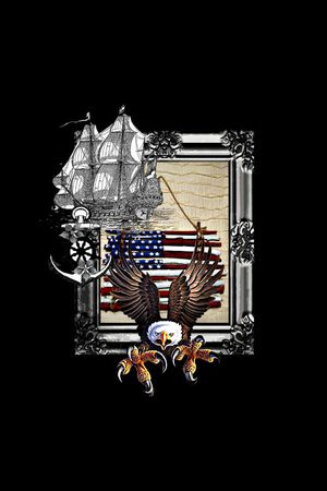 男装衬衫印花花型图片