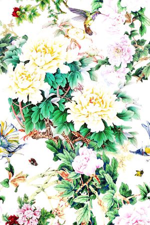 花朵印花花型图片