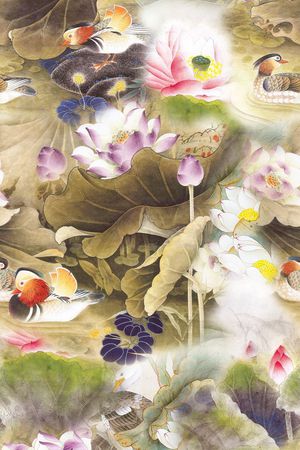 意境印花花型图片