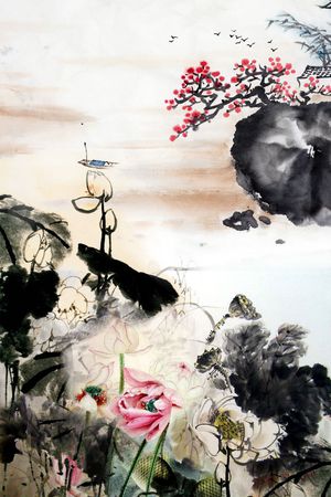 写意印花花型图片