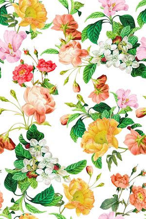 花卉印花花型图片