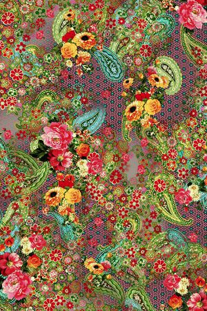 日韩风印花花型图片