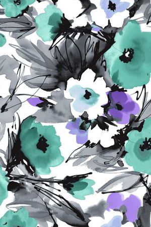 日韩风印花花型图片