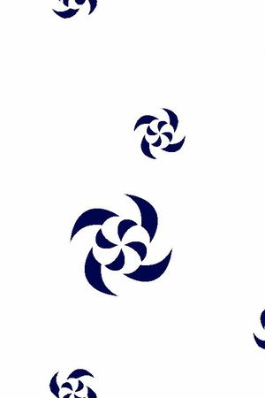 几何印花花型图片