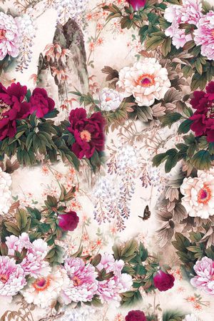 水墨印花花型图片