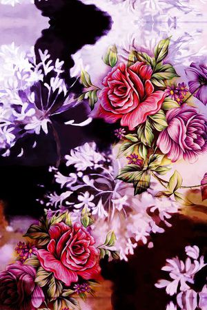 花卉印花花型图片