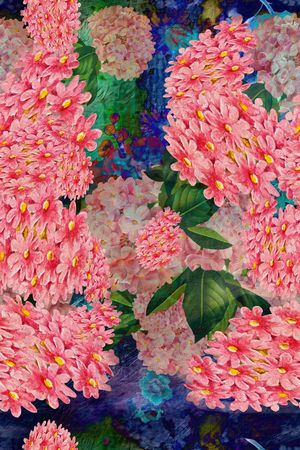 日韩风印花花型图片