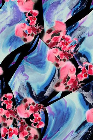 抽象印花花型图片