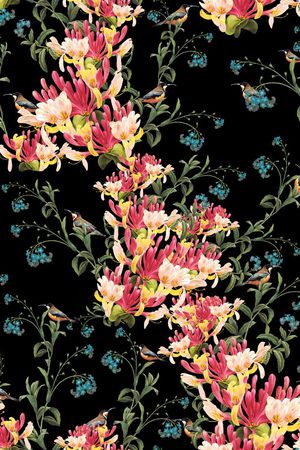 花朵印花花型图片
