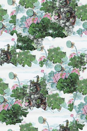 梅花印花花型图片