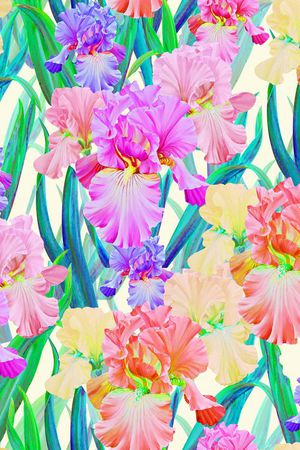满版印花花型图片