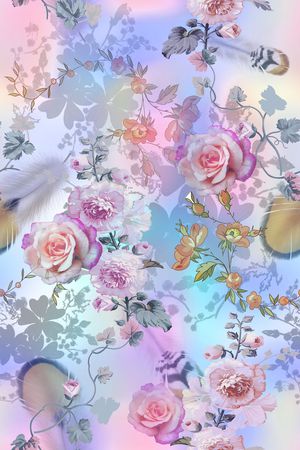 零点--女装印花花型图片
