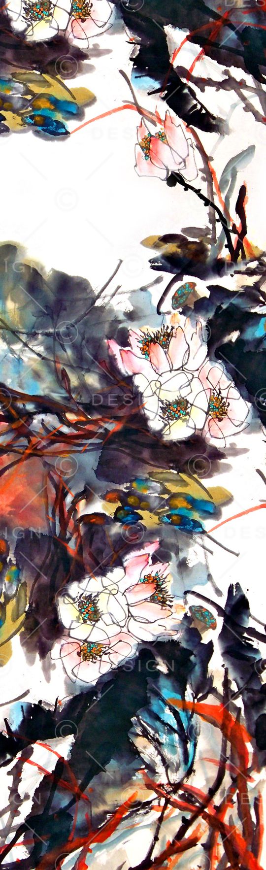 花卉印花花型图片