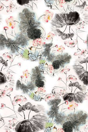 面料花印花花型图片