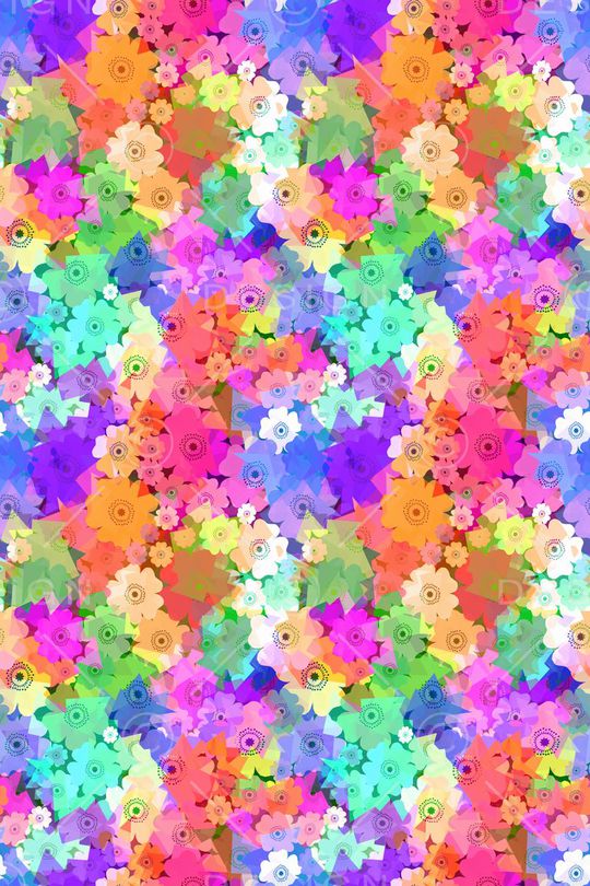 花卉印花花型图片