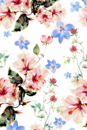 花朵印花花型图片