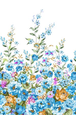 花卉印花花型图片