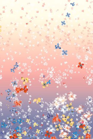小碎花印花花型图片