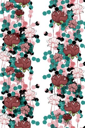 现代印花花型图片