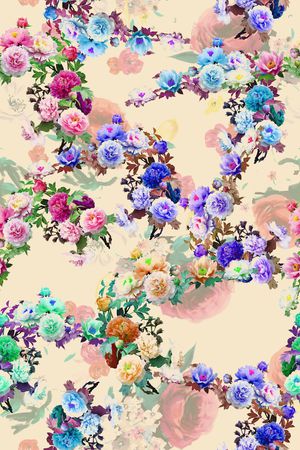 满版印花花型图片