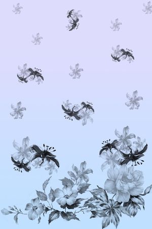 潮流印花花型图片