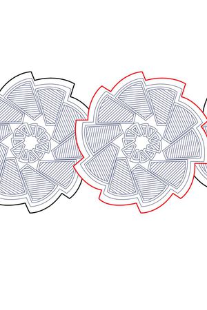 时尚女装衬衫裙款印花花型图片