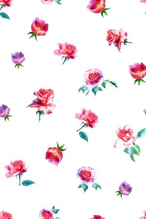 雏菊印花花型图片