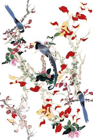 中国风印花花型图片