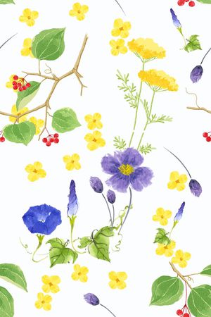 花卉印花花型图片