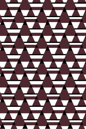 几何印花花型图片