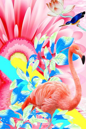 花卉印花花型图片