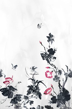 中国风印花花型图片