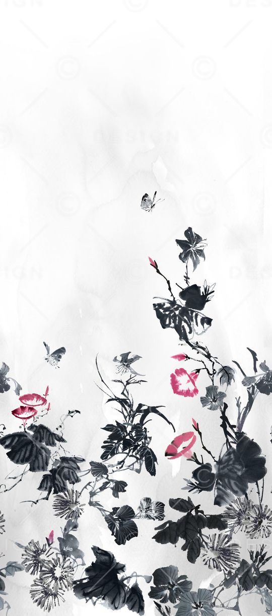 中国风印花花型图片