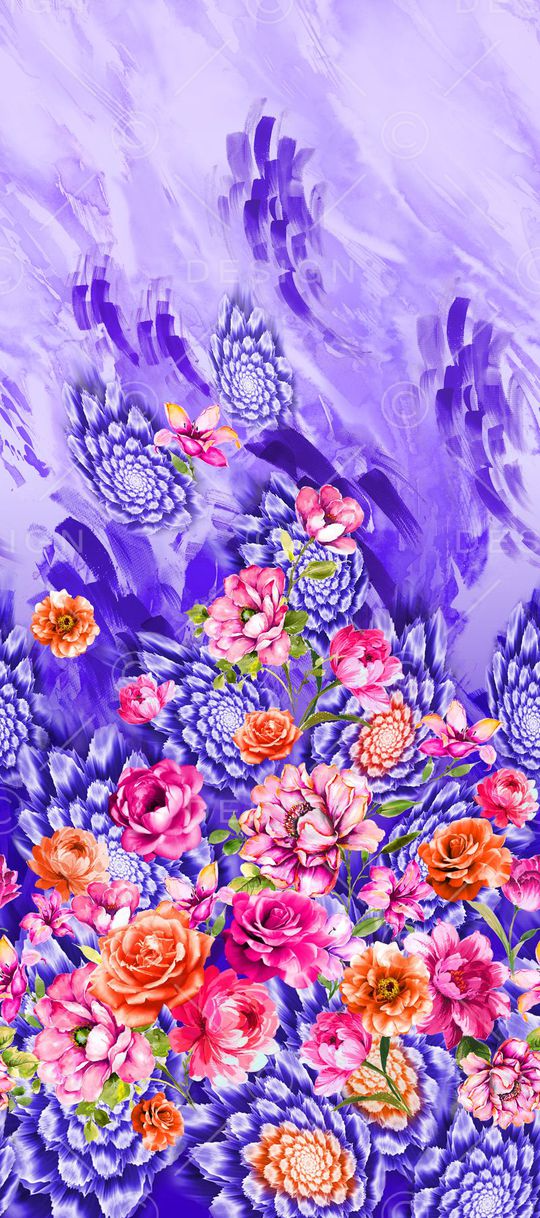 花卉印花花型图片
