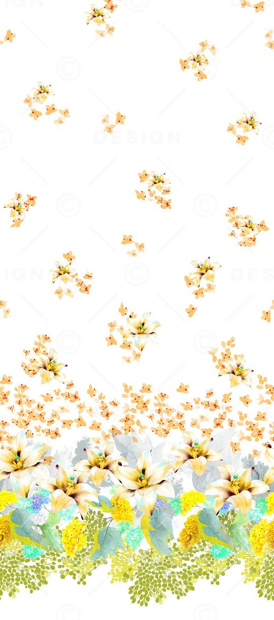 花卉印花花型图片
