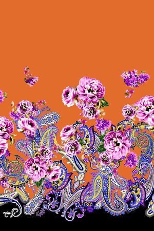 花卉印花花型图片