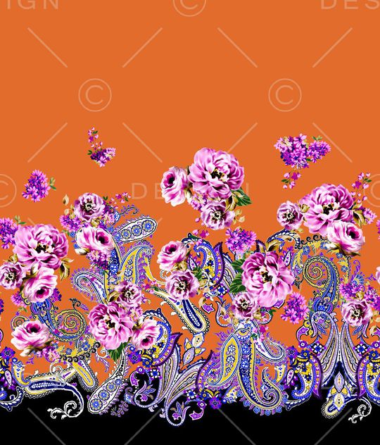 花卉印花花型图片