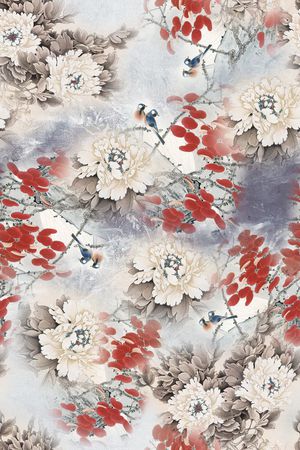 面料花印花花型图片