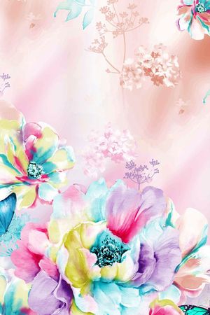 花朵印花花型图片